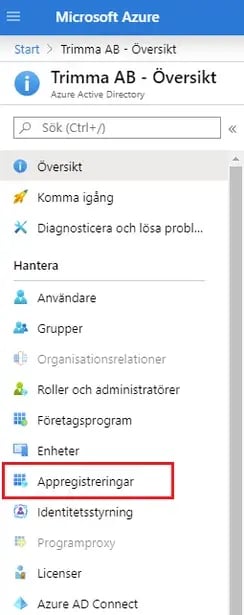Appregistreringar